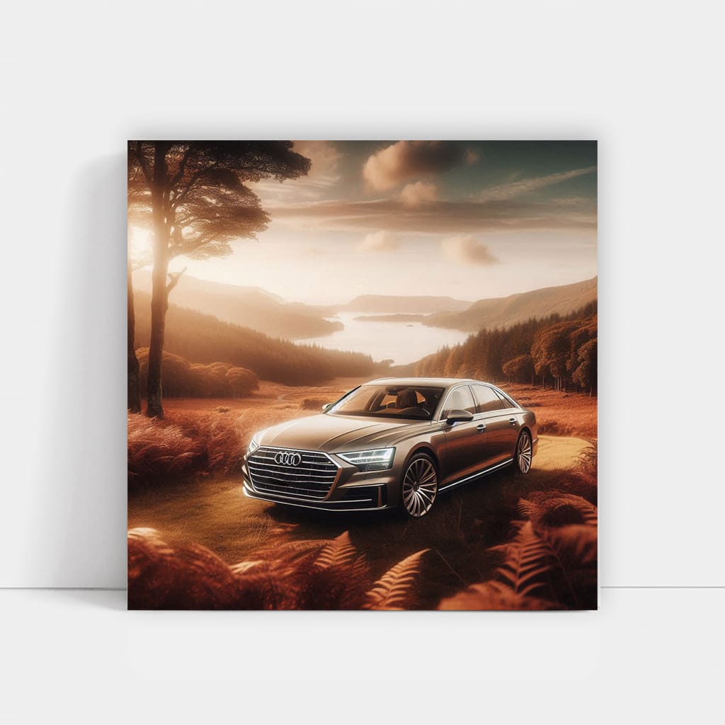 Audi A8 at National Park - Luxury and Elegance Unleashed