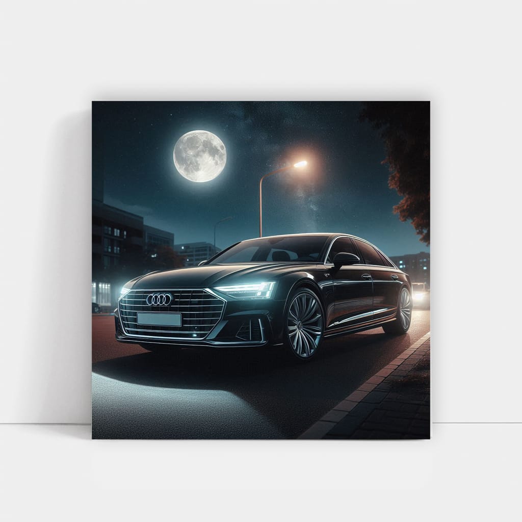 Audi A8 at Night: Experience Luxury and Elegance