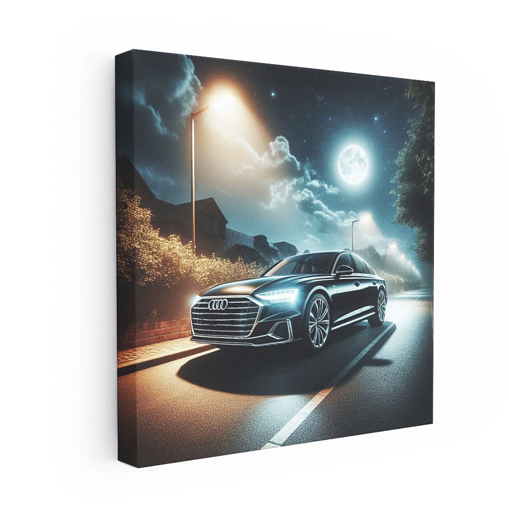 Audi A8 Night Wall Art