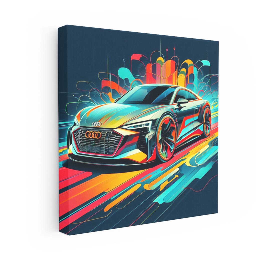 Audi Etron Gt Absctra Wall Art