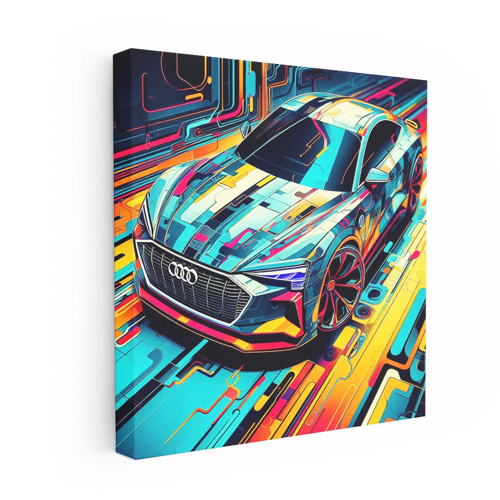 Audi Etron Gt Absctract Wall Art