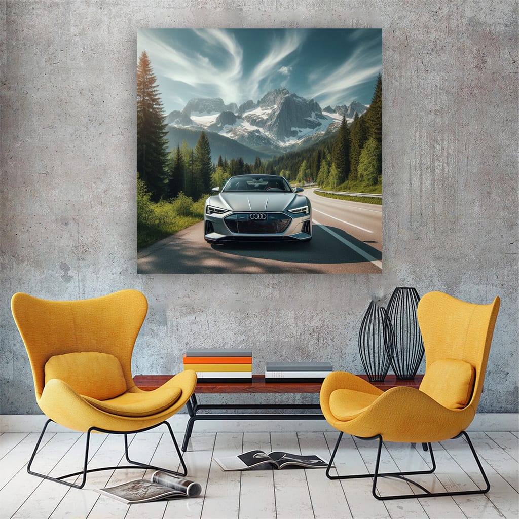 Audi e-tron GT in Mountains - Power Meets Elegance