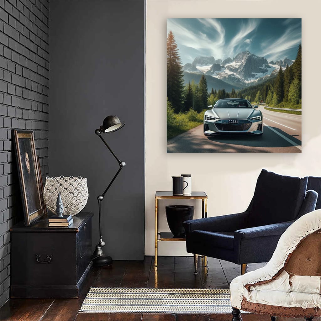 Audi Etron Gt Mounta Wall Art