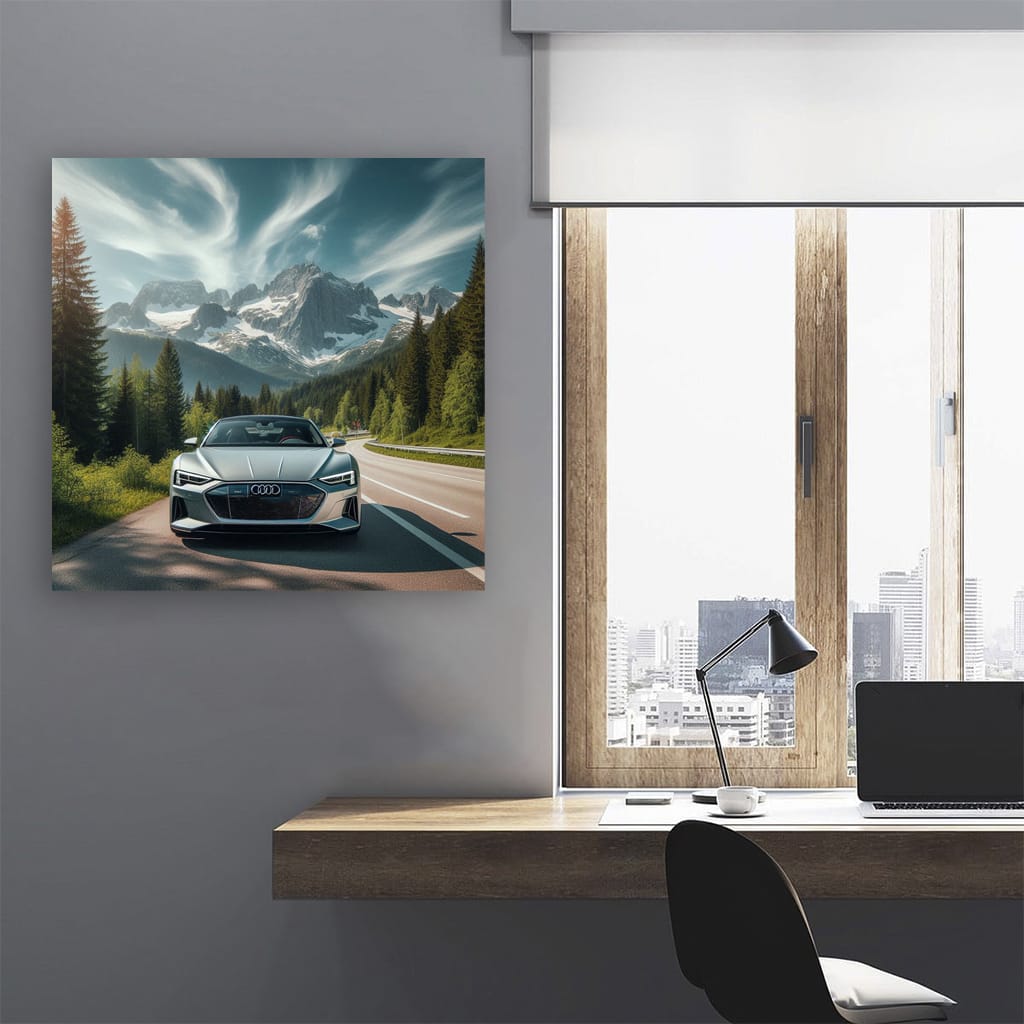 Audi Etron Gt Mounta Wall Art