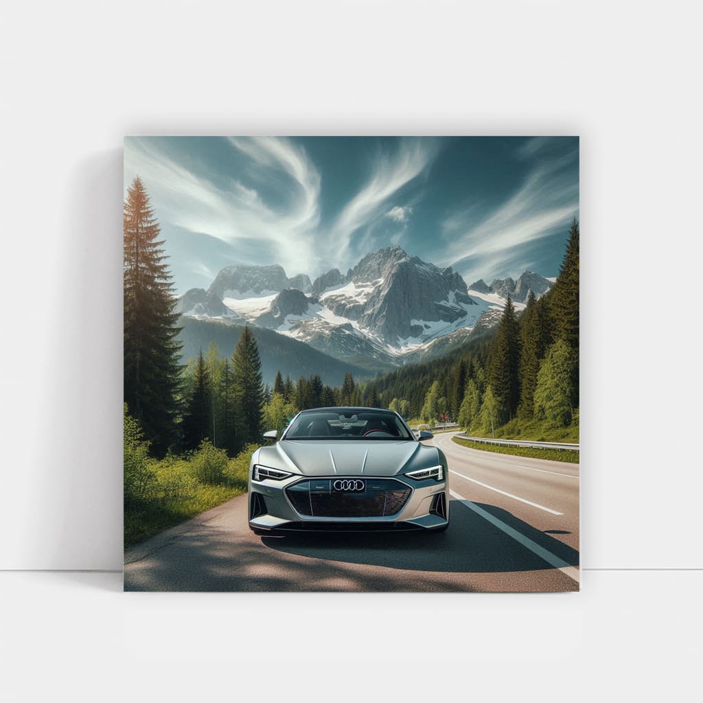 Audi e-tron GT in Mountains - Power Meets Elegance