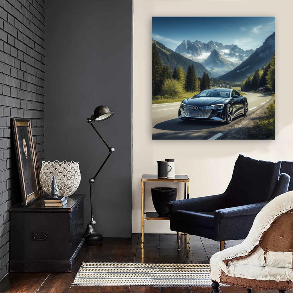 Audi Etron Gt Mountain Wall Art