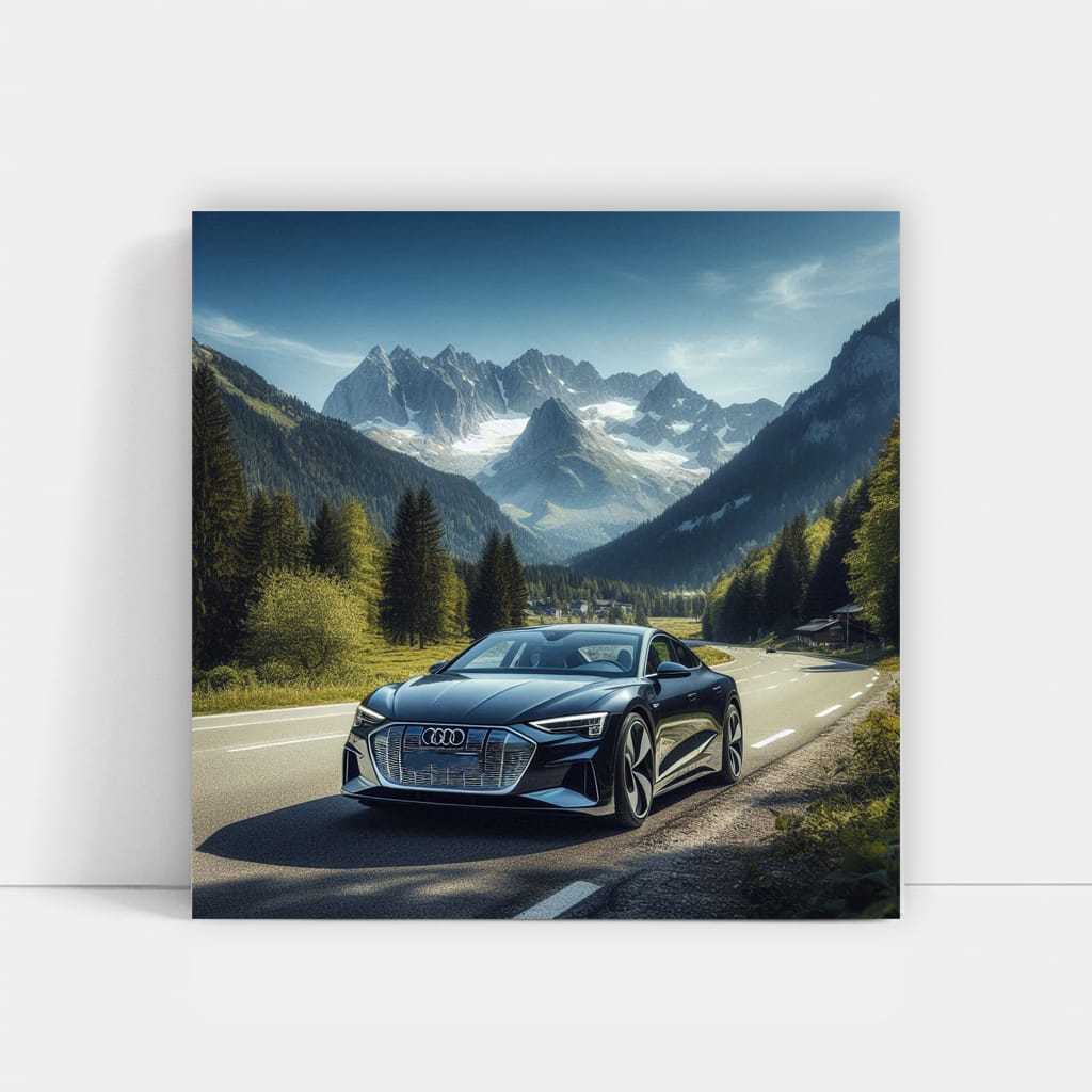 Audi Etron Gt Mountain Wall Art