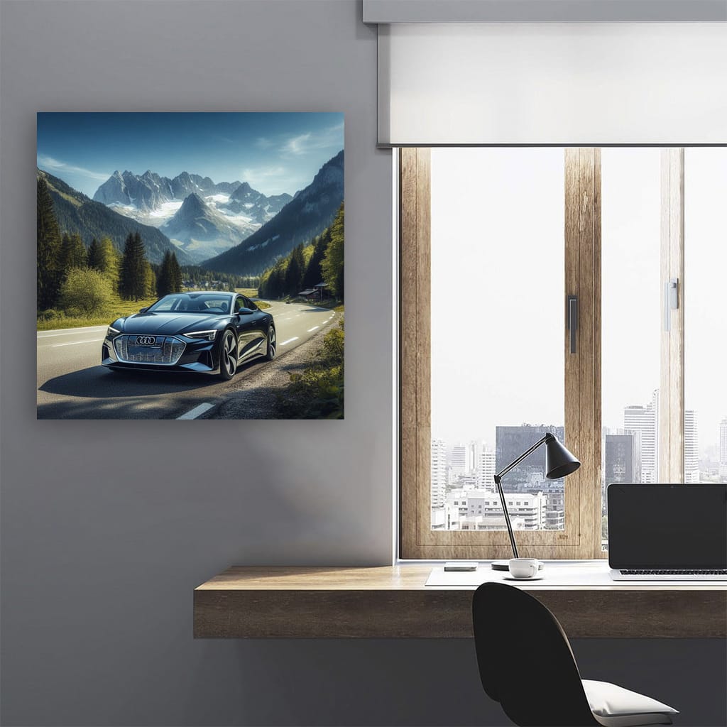 Audi Etron Gt Mountain Wall Art