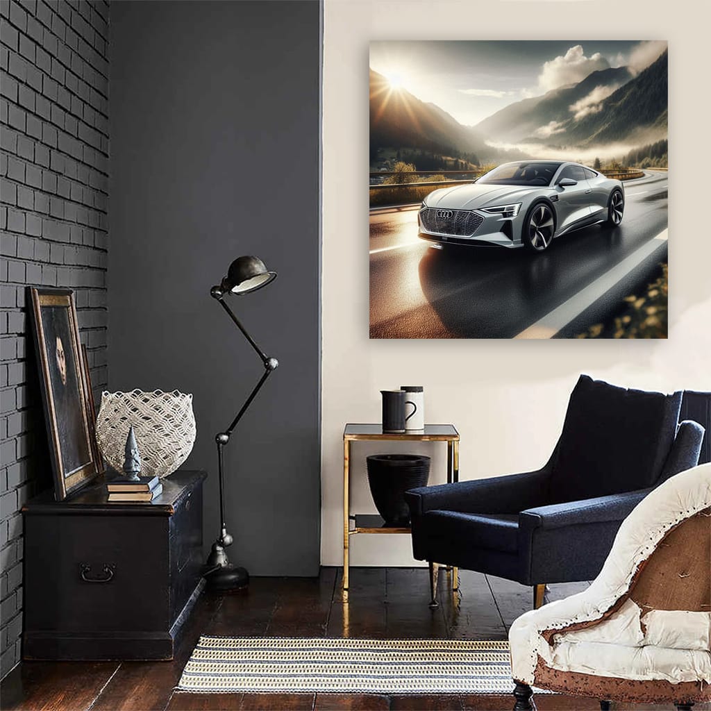 Audi Etron Gt Road Wall Art