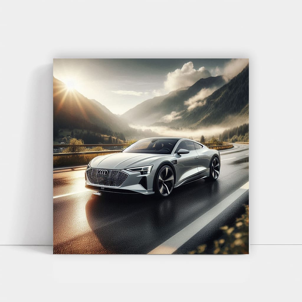 Audi Etron Gt Road Wall Art