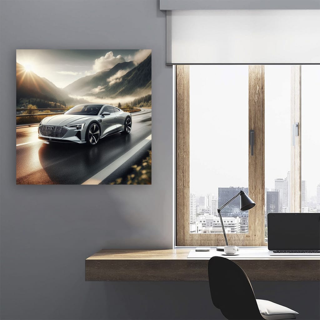 Audi Etron Gt Road Wall Art