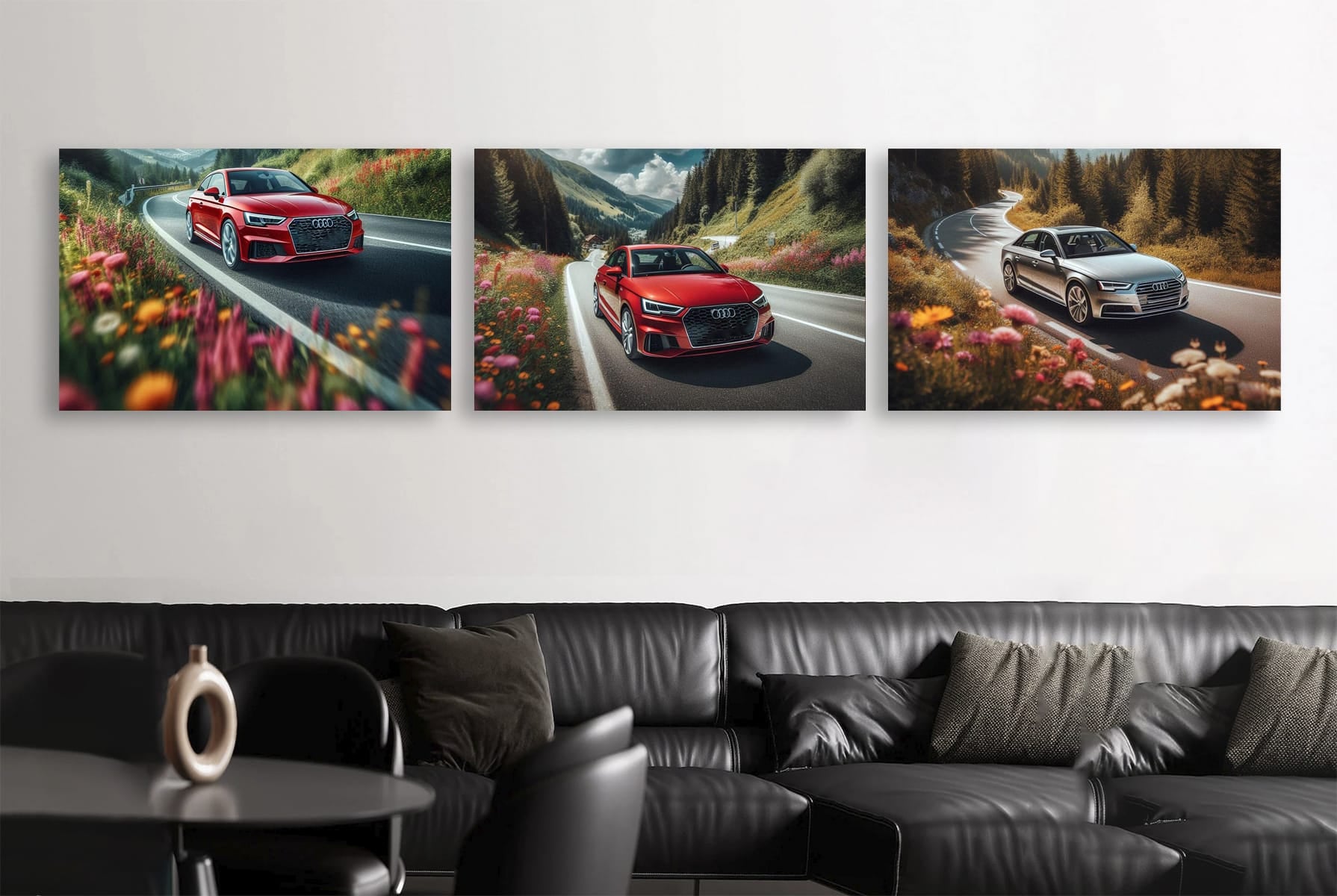 Audi Flowers Set of 3