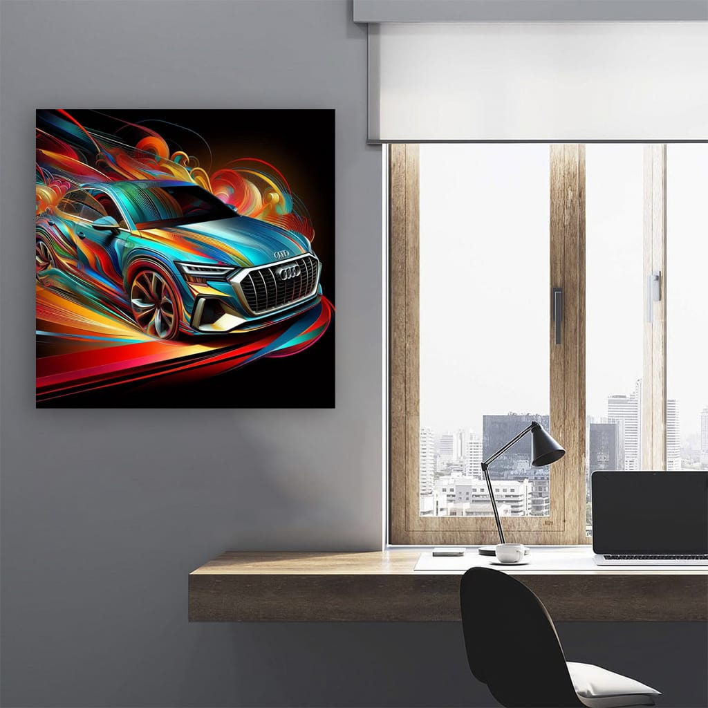 Audi Q2 Absctra Wall Art