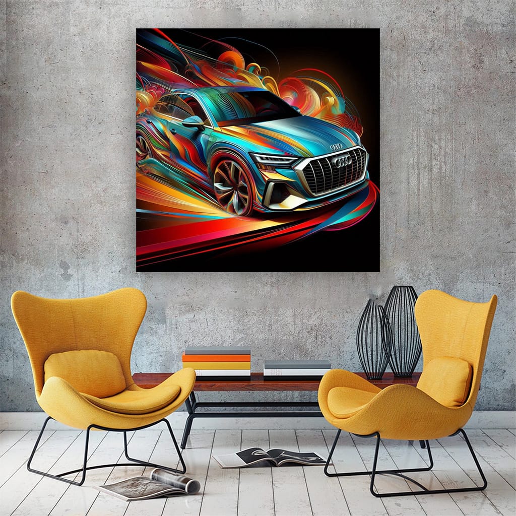 Audi Q2 Absctra Wall Art