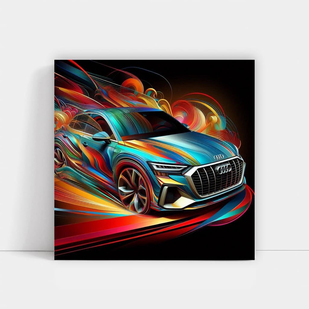 Audi Q2 Absctra Wall Art