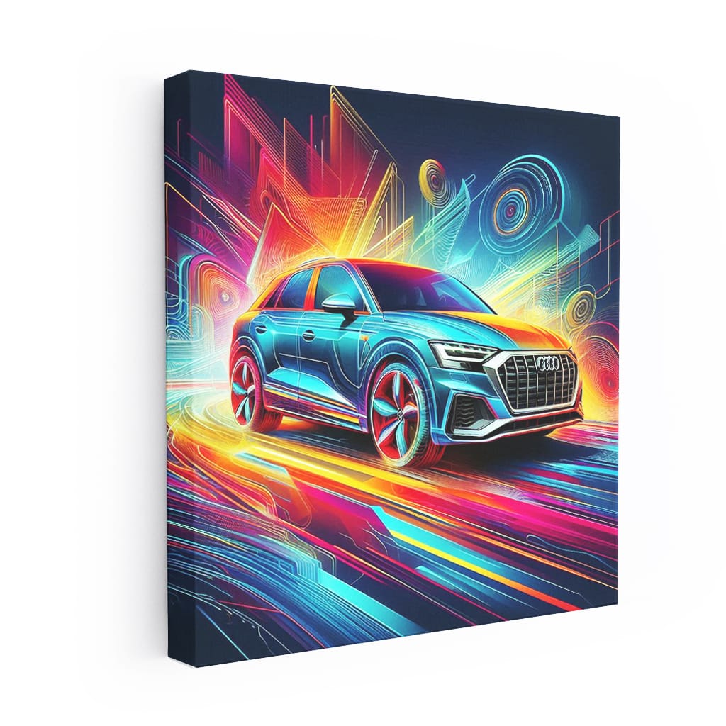 Audi Q2 Absctract Wall Art