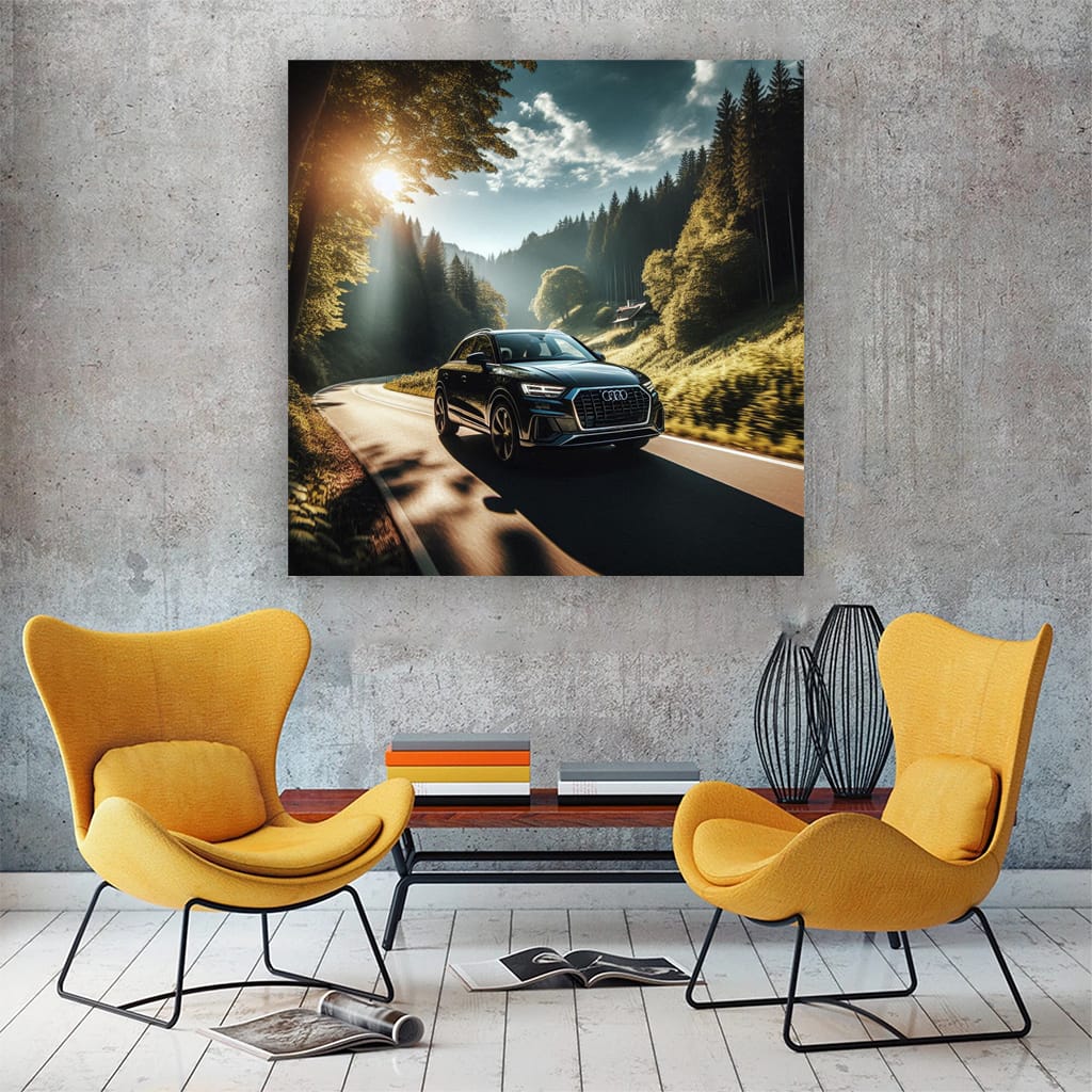 Audi Q2 Road Wall Art