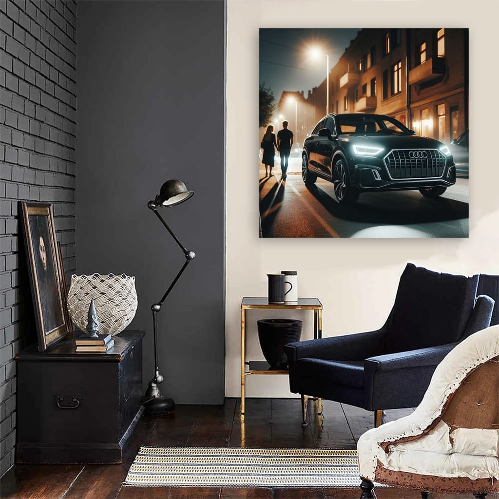 Audi Q3 Night Wall Art