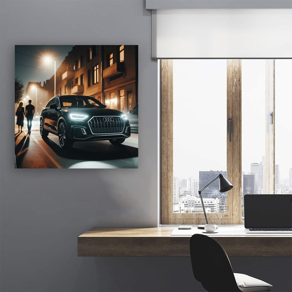 Audi Q3 Night Wall Art