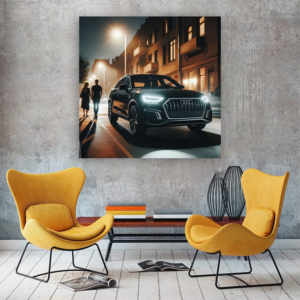 Audi Q3 Night Wall Art