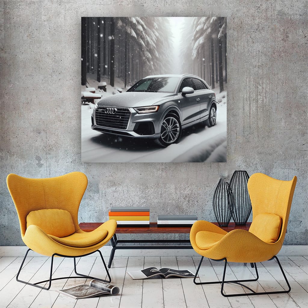 Audi Q3 Snowfa Wall Art