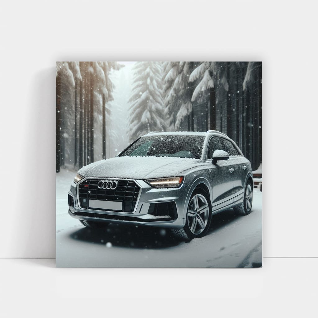 Audi Q3 Snowfall Wall Art