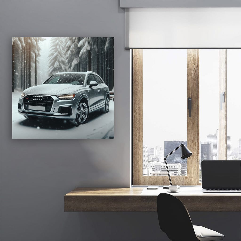 Audi Q3 Snowfall Wall Art