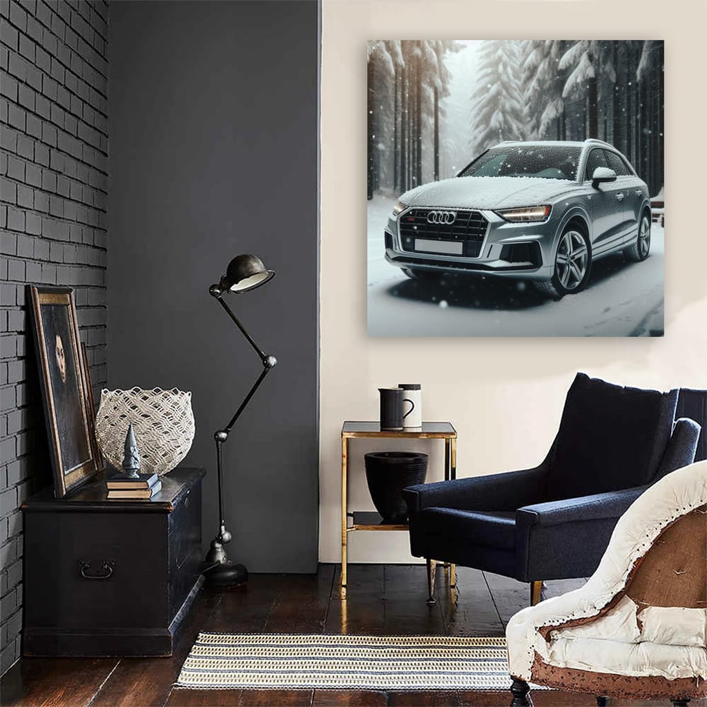 Audi Q3 Snowfall Wall Art