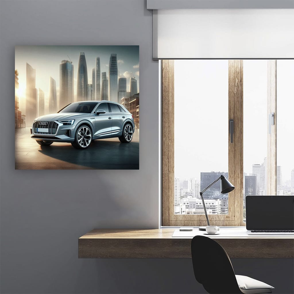 Audi Q4 Etron Buildi Wall Art