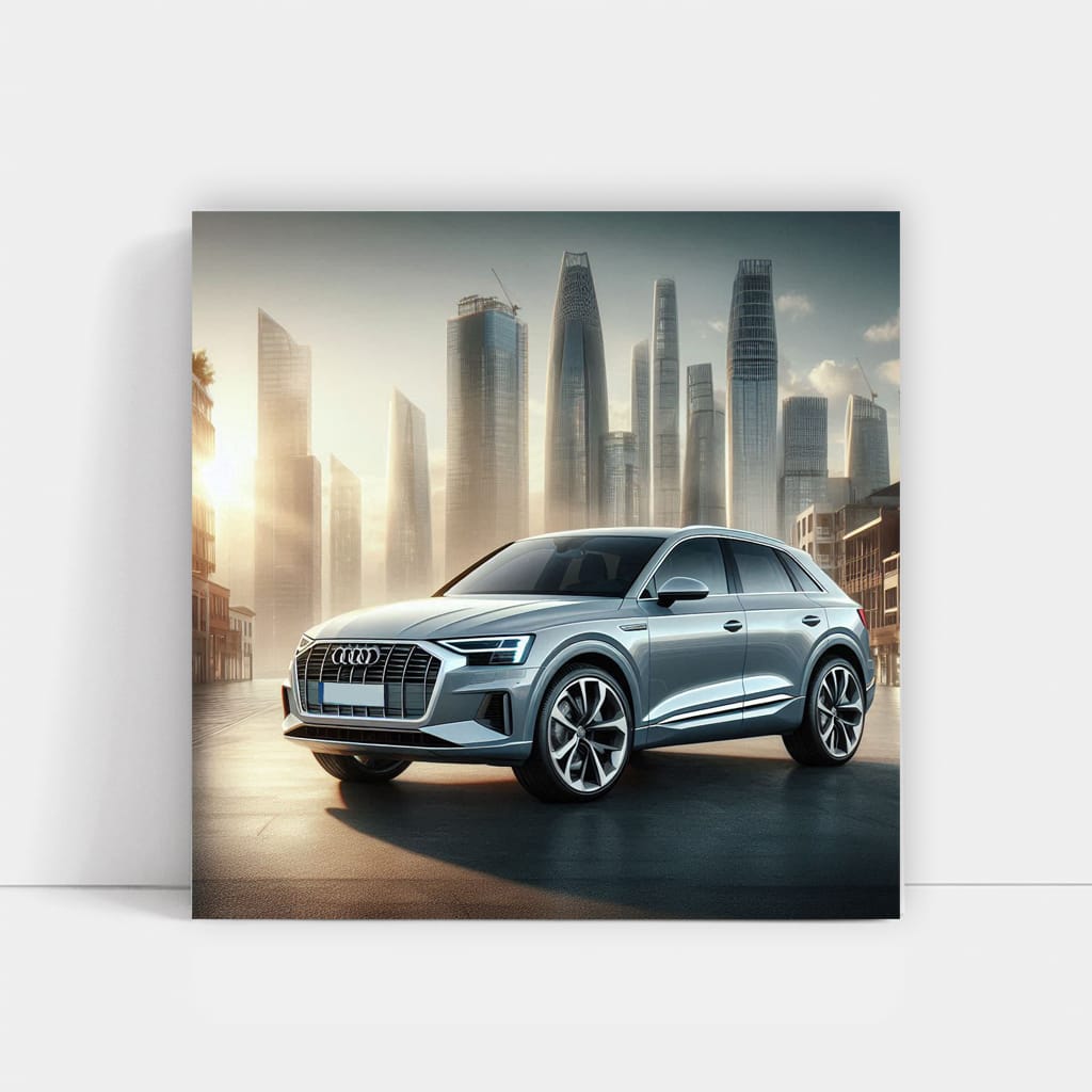 Audi Q4 Etron Buildi Wall Art