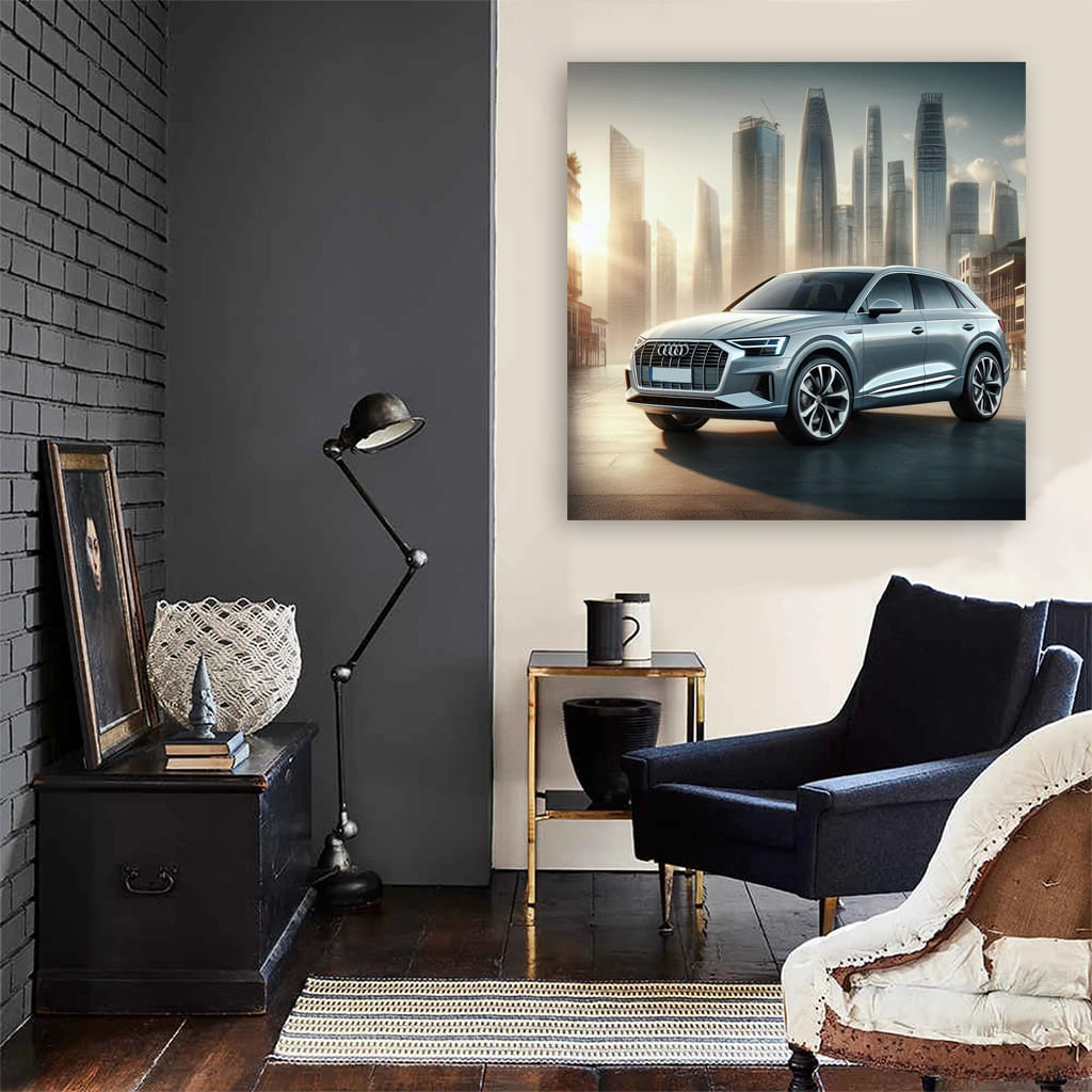 Audi Q4 Etron Buildi Wall Art