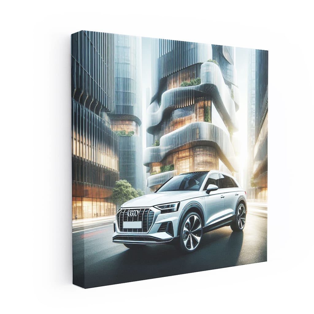 Audi Q4 Etron Building Wall Art