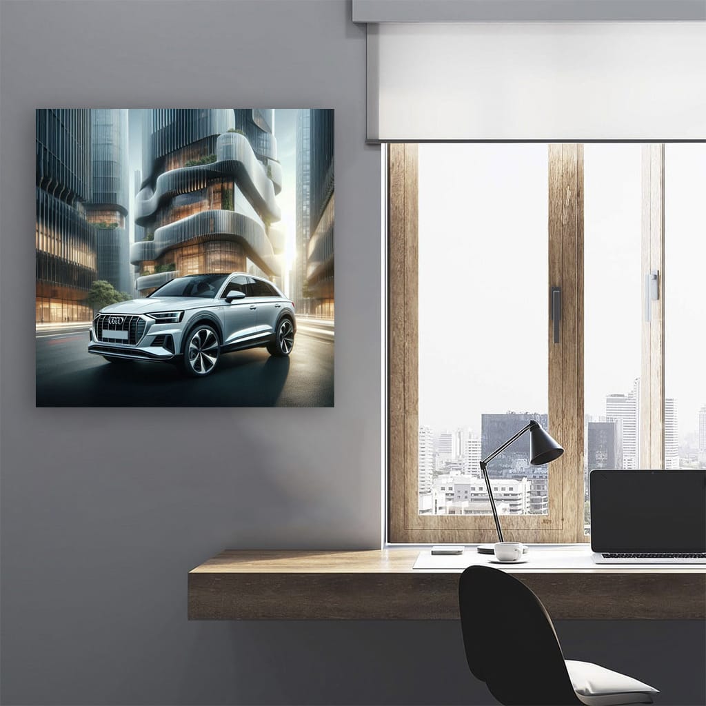 Audi Q4 Etron Building Wall Art