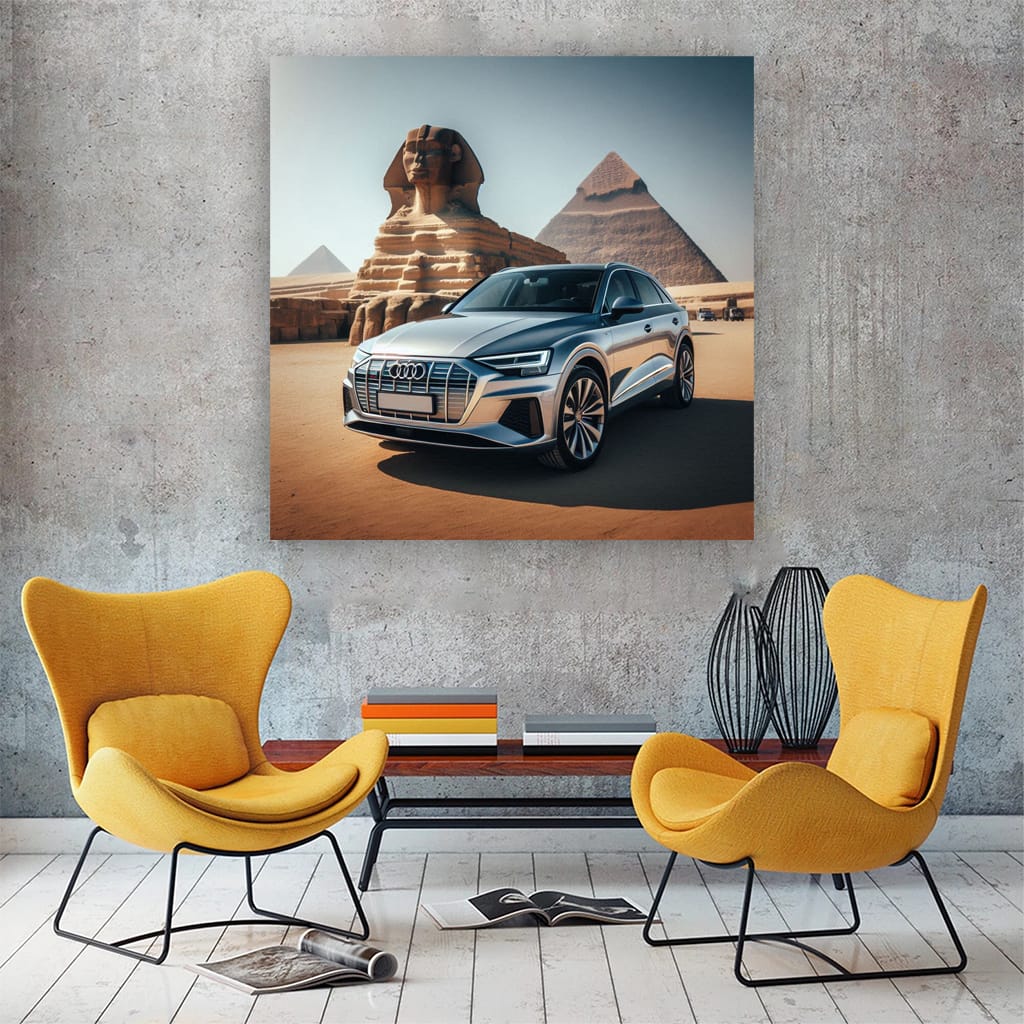 Audi Q4 Etron Egypt Wall Art