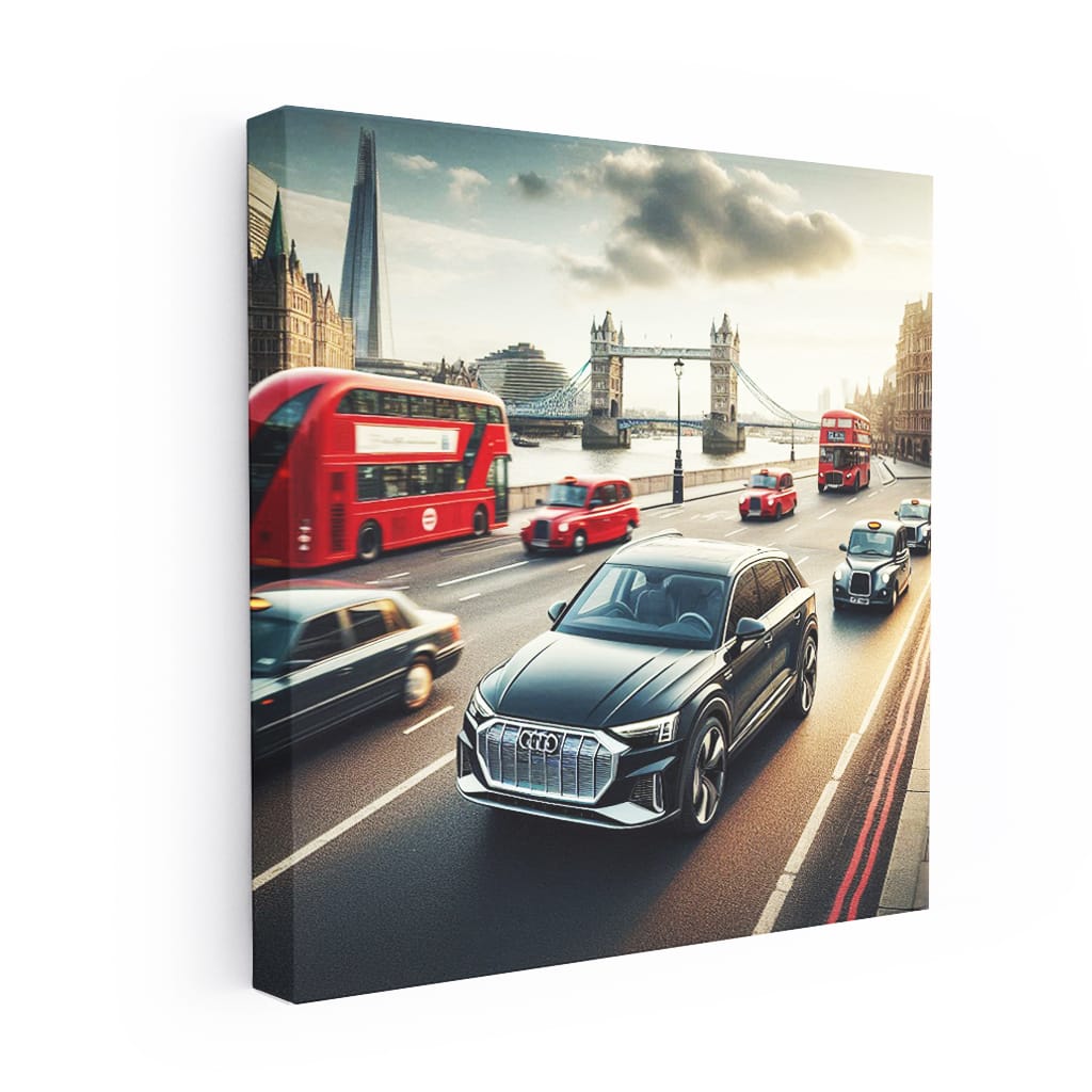 Audi Q4 Etron London Wall Art