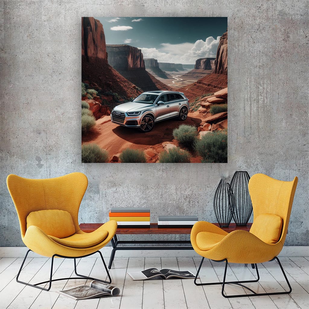 Audi Q7 Canyon Wall Art