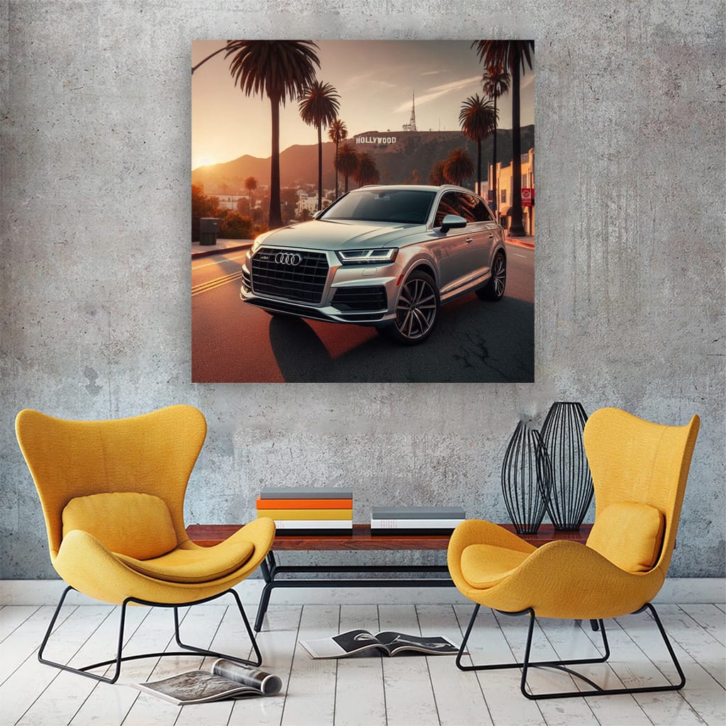 Audi Q7 Los Angel Wall Art