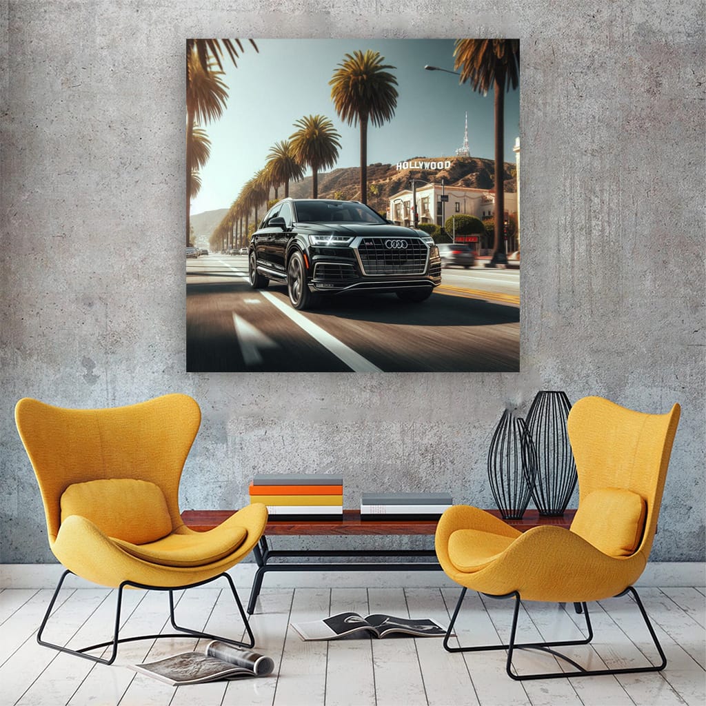 Audi Q7 Los Angele Wall Art