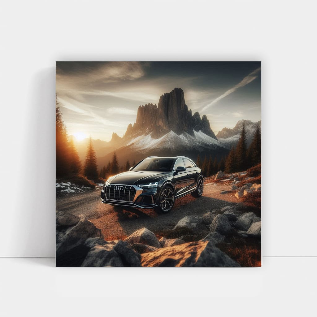 Audi Q8 Mounta Wall Art