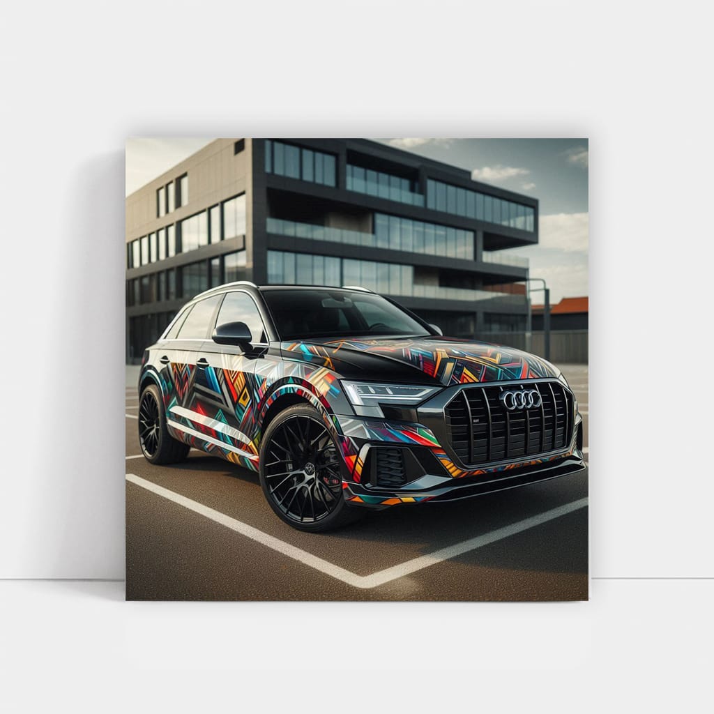 Audi Q8 Paint File - Sleek, Modern Luxury SUV