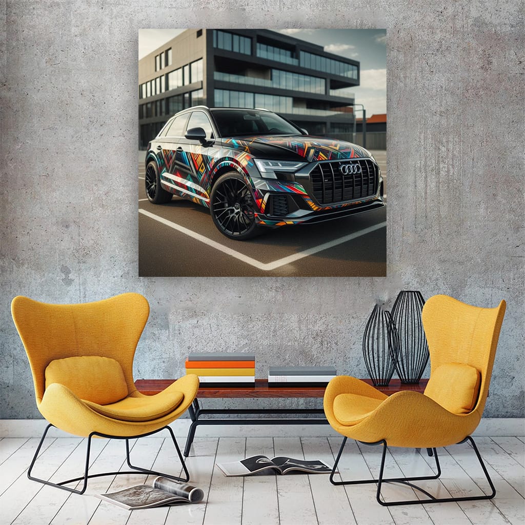 Audi Q8 Paint File - Sleek, Modern Luxury SUV