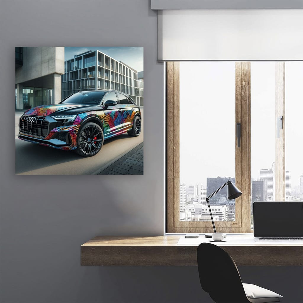 Audi Q8 Paint Wall Art