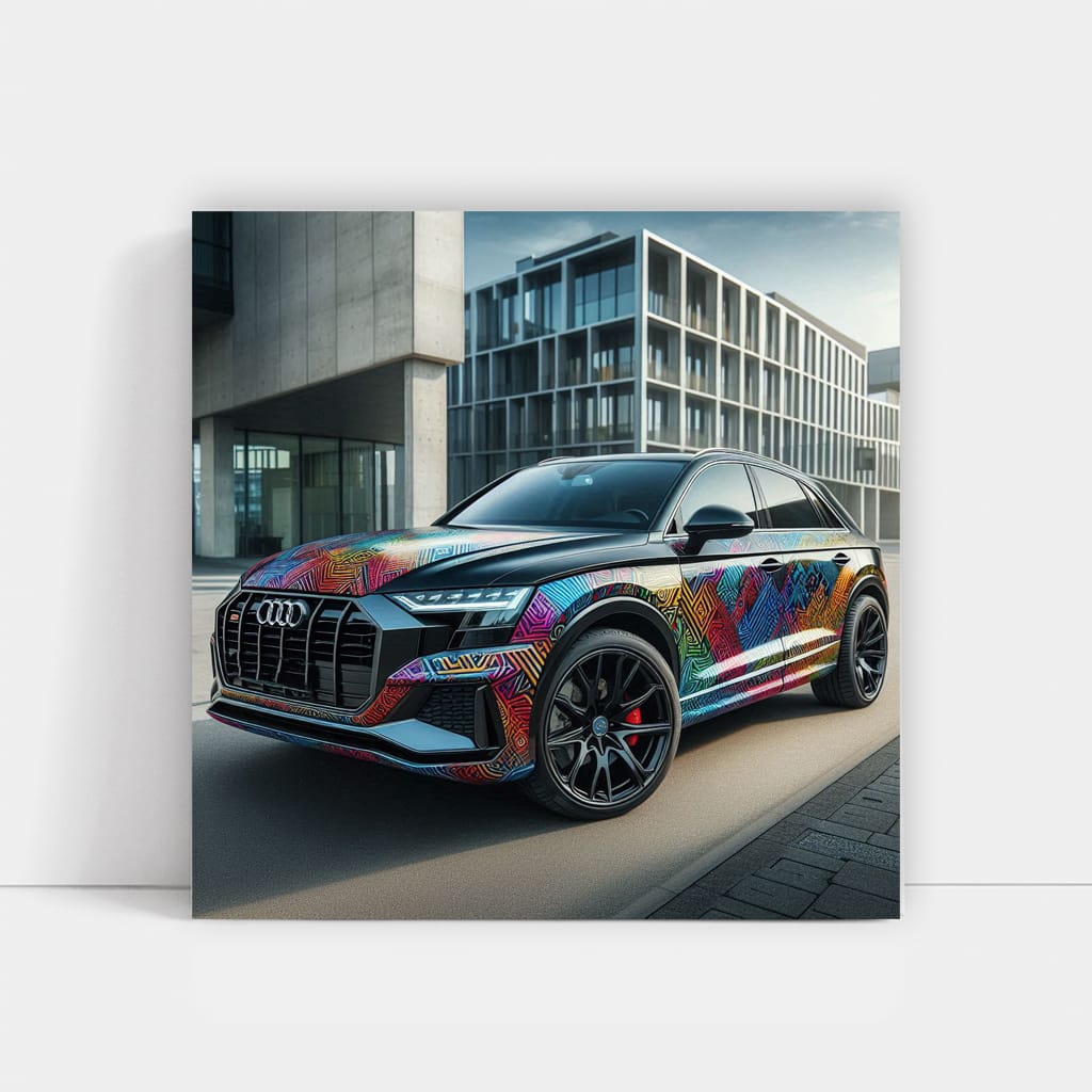 Audi Q8 Paint Wall Art