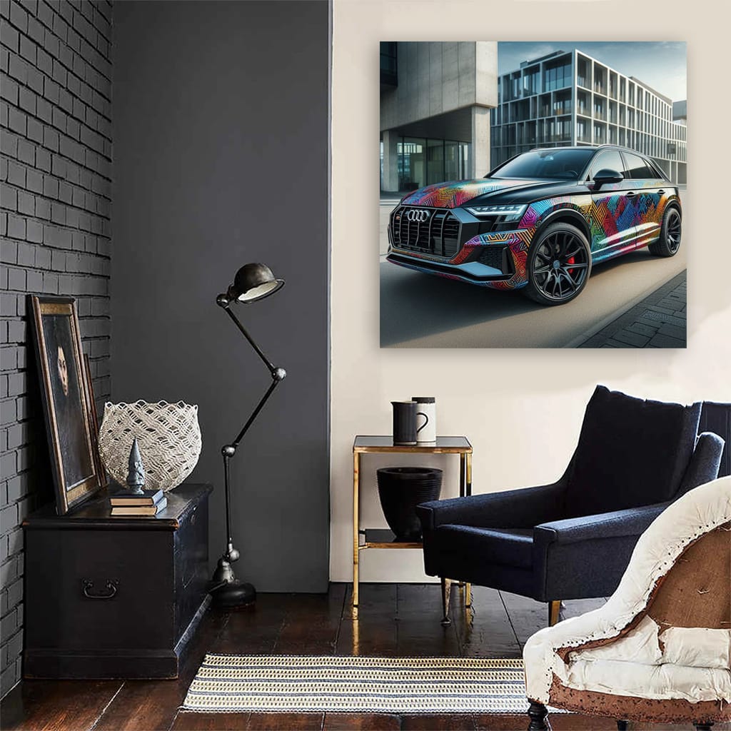 Audi Q8 Paint Wall Art