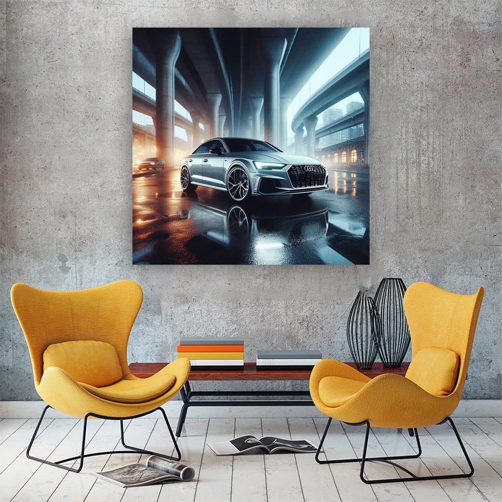 Audi Quattro Parking Wall Art