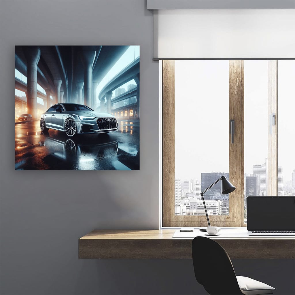 Audi Quattro Parking Wall Art