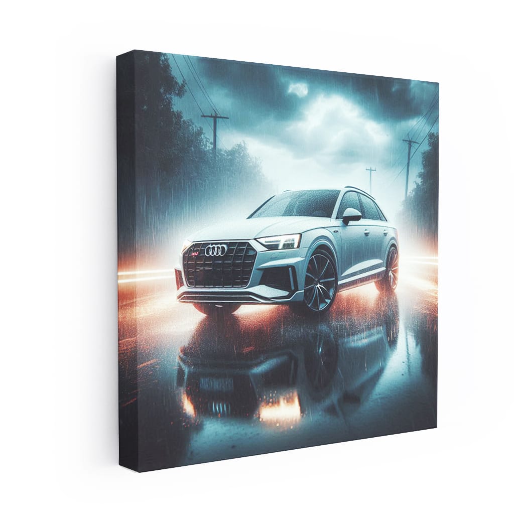 Audi Quattro Rainy Weathe Wall Art