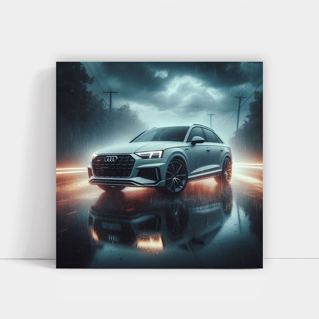 Audi Quattro Rainy Weathe Wall Art