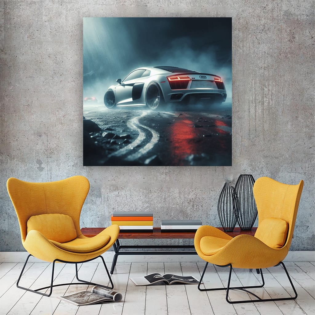 Audi R8 Drif Wall Art