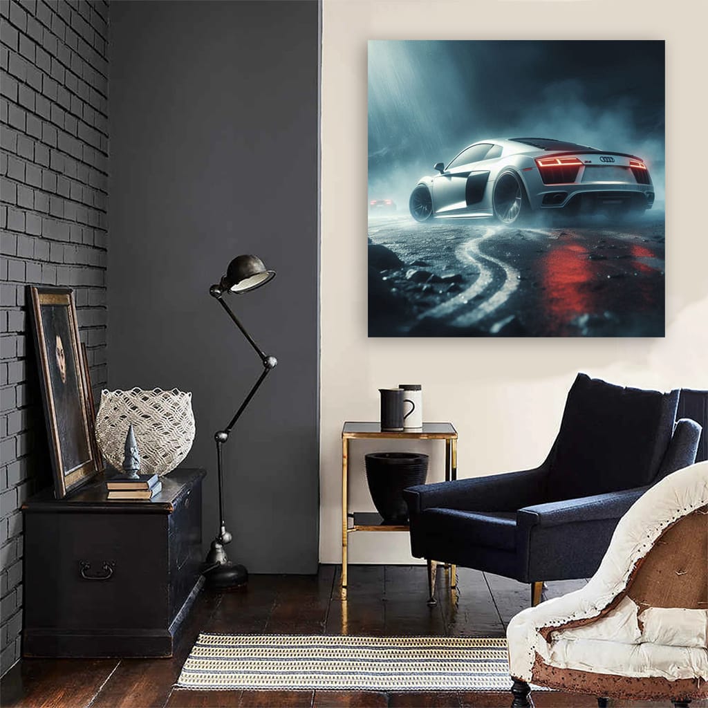 Audi R8 Drif Wall Art